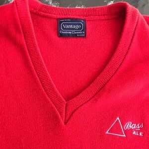 Bass AleV-Neck Sweater with Ribbed Trim Available
In XL & L, Vintage NOS